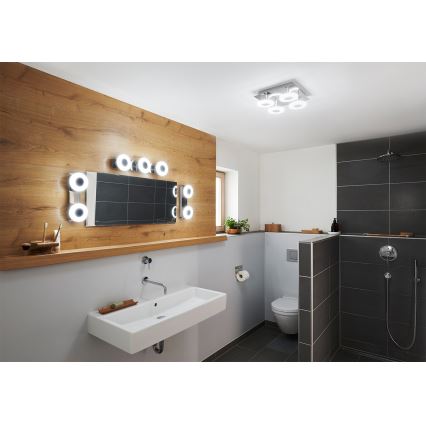 Osram - Candeeiro de tecto LED dimerizável para casa de banho SMART+ WAVE LED/24W/230V 3000-6500K IP44 Wi-Fi