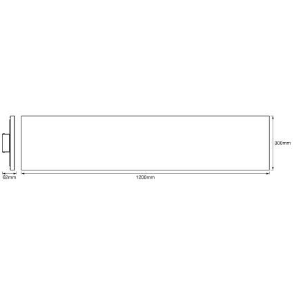 Osram - Luminária de teto LED regulável SMART+ FRAMELESS LED/40W/230V 3000-6500K Wi-Fi