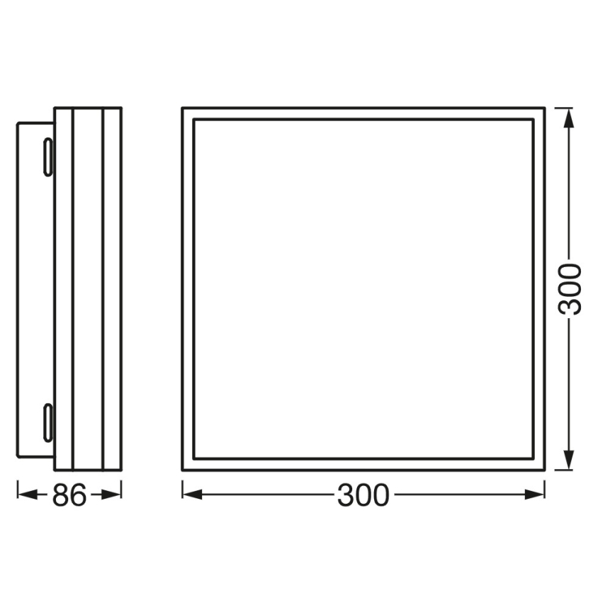 Osram - Luminária de tecto LED dimerizável SMART+ MAGNET LED/24W/230V 30x30 cm 3000-6500K Wi-Fi