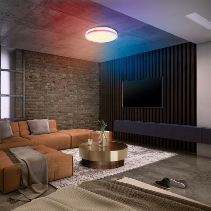 Osram - LED RGBW Candeeiro de tecto regulável SMART+ MAGIC LED/38W/230V diâmetro 49 cm branco 2700-6500K Wi-Fi