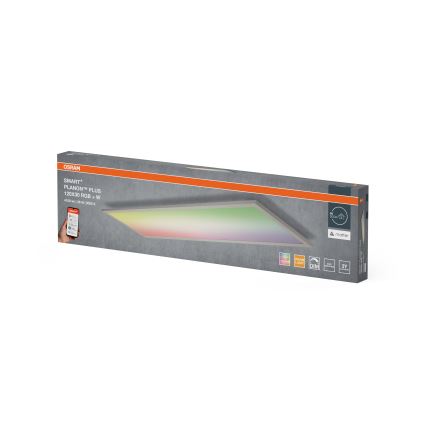 Osram - Candeeiro de tecto LED RGBW dimerizável SMART+ PLANON LED/36W/230V 120x30 cm Wi-Fi