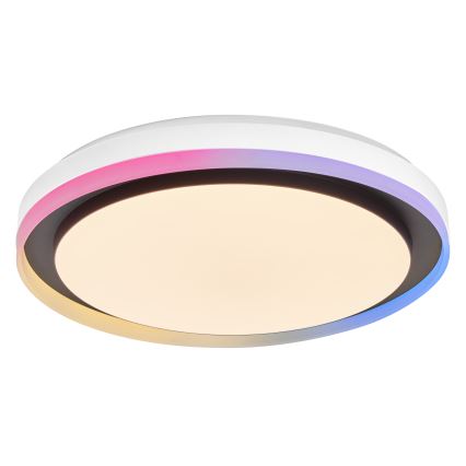 Osram - Candeeiro de tecto dimerizável LED RGBW SMART+ MAGIC LED/38W/230V Ø 49 cm preto 2700-6500K Wi-Fi
