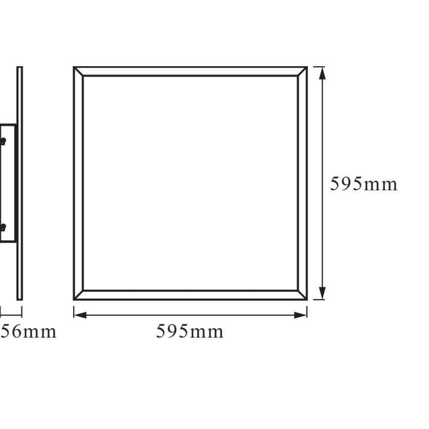 Osram - Luminária de teto LED RGBW dimerizável SMART+ PLANON LED/36W/230V 60x60 cm Wi-Fi