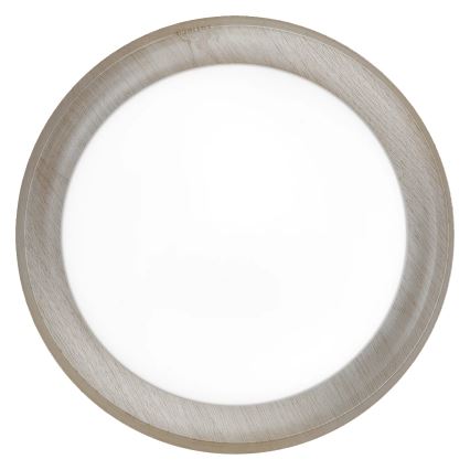 Osram - Luminária de teto ORBIS MADRID 2xE27/10W/230V Ø 29 cm acabamento em madeira