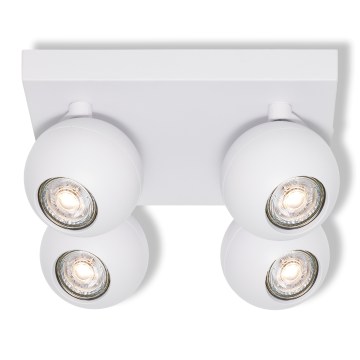 Osram - Luminária de teto SPOT SPHERAL 4xGU10/6W/230V branca