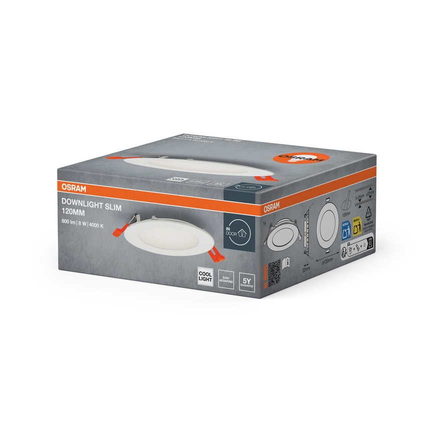Osram - Luminária LED de embutir SLIM LED/8W/230V 4000K