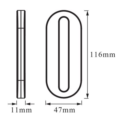 Osram - Luz LED de presença com sensor de movimento MOBILE LED/0,5W/3,7V 330 mAh CRI 90 branco