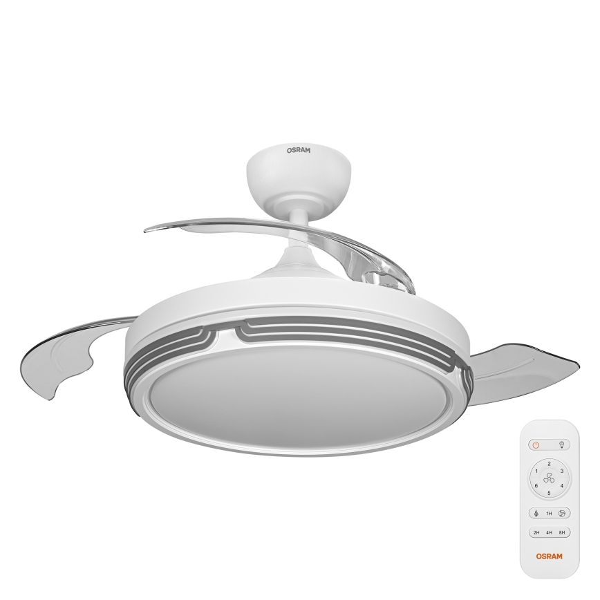 Osram - Luminária de teto LED regulável com ventilador LEVECHE LED/36W/230V 3000/4000/6500K + controlo remoto