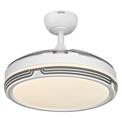 Osram - Luminária de teto LED regulável com ventilador LEVECHE LED/36W/230V 3000/4000/6500K + controlo remoto