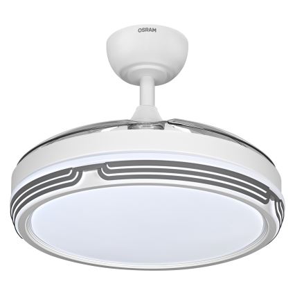 Osram - Luminária de teto LED regulável com ventilador LEVECHE LED/36W/230V 3000/4000/6500K + controlo remoto