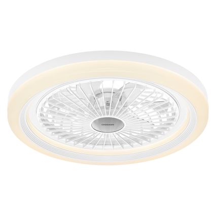 Osram - Luminária de teto LED regulável com ventilador SOLANO LED/26W/230V 3000/4000/6500K + comando remoto