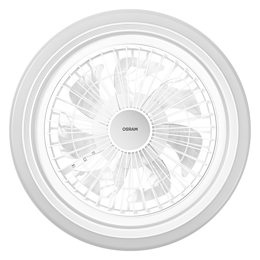 Osram - Luminária de teto LED regulável com ventilador SOLANO LED/26W/230V 3000/4000/6500K + comando remoto