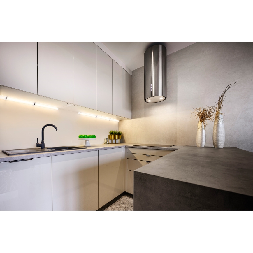 Osram - Candeeiro LED dimerizável para instalação sob armário com sensor de movimento LINEAR ANGLE LED/5W/230V 3000/4000/6500K 35 cm branco