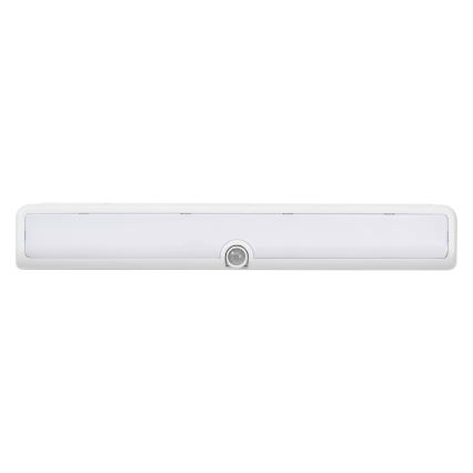 Osram - Luminária LED dimerizável para montagem sob móveis com sensor de movimento e de crepúsculo LINEAR LED/3,8W/5V/3xAA 3000K 30 cm branca