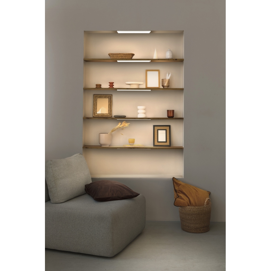 Osram - Luminária LED dimerizável para instalar sob armários com sensor de movimento UNDERCABINET LED/7,5W/230V 3000/4000/6500K 20x30 cm branca