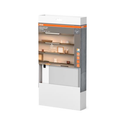 Osram - Luminária LED dimerizável para instalar sob armários com sensor de movimento UNDERCABINET LED/7,5W/230V 3000/4000/6500K 20x30 cm branca