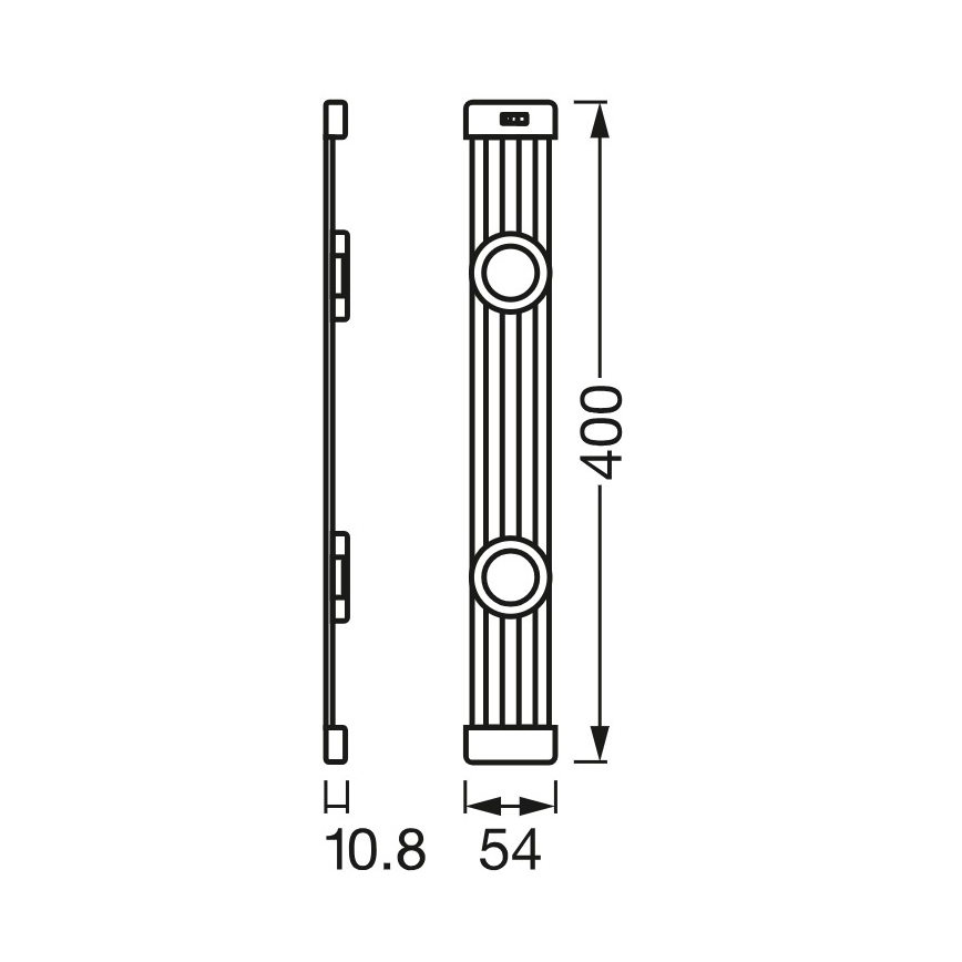 Osram - Luminária LED regulável para instalação sob armário com sensor de movimento LINEAR MAGNET LED/7W/230V 4000K 40 cm branca