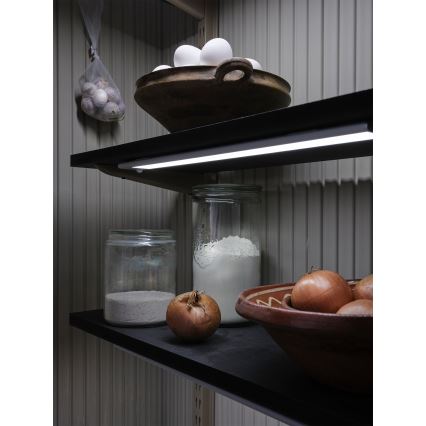 Osram - Luminária LED sob armário com sensor de movimento e sensor crepuscular LINEAR LED/4W/3,7V 1500 mAh 3000/4000/6500K 60 cm cinzenta