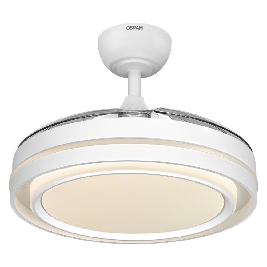 Osram - Candeeiro de teto LED dimerizável com ventilador PONIENTE LED/36W/230V 3000/4000/6500K + comando remoto