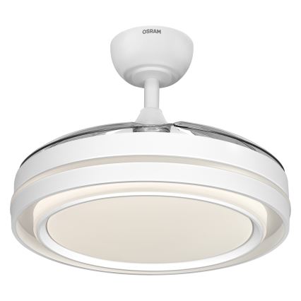 Osram - Candeeiro de teto LED dimerizável com ventilador PONIENTE LED/36W/230V 3000/4000/6500K + comando remoto