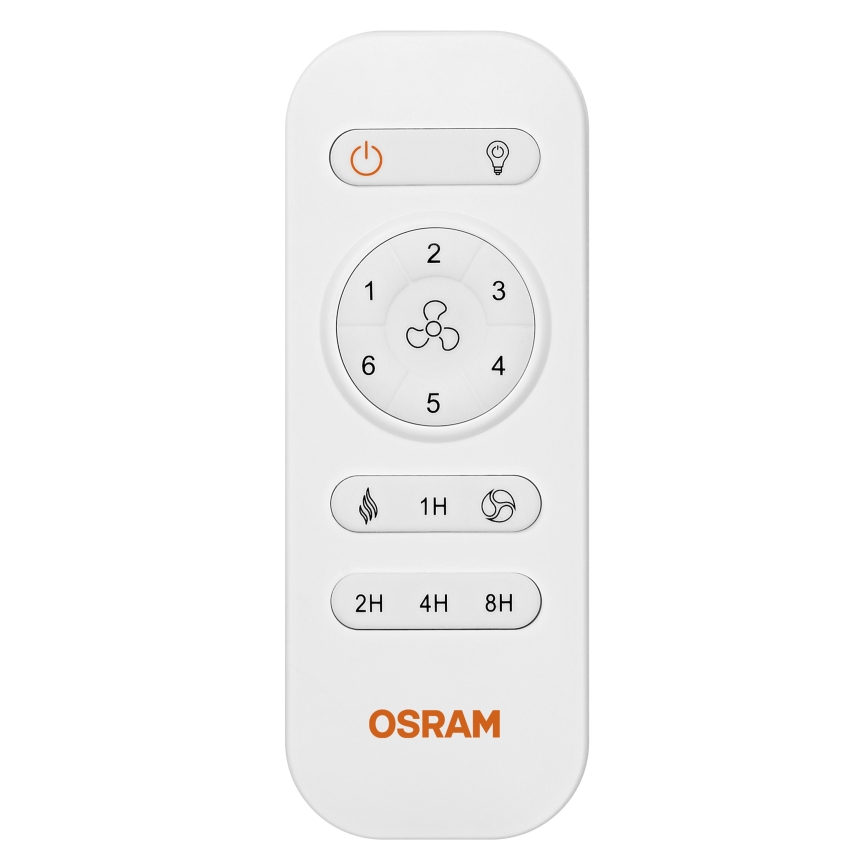 Osram - Candeeiro de teto LED dimerizável com ventilador PONIENTE LED/36W/230V 3000/4000/6500K + comando remoto