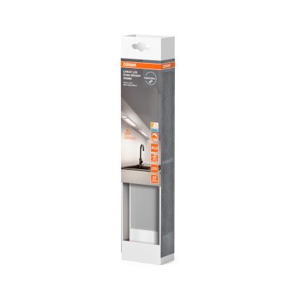 Osram - Luminária LED dimerizável sob armário com sensor de movimento LINEAR EDGE LED/4W/230V 3000/4000/6500K 30 cm branca