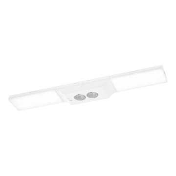 Osram - Luminária LED regulável para instalação sob o armário, com tomadas UNDERCABINET LED/10W/230V 3000K 54,8 cm branca