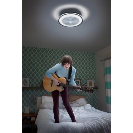 Osram - Candeeiro de teto LED dimerizável com ventilador MURLAN LED/26W/230V 3000-6500K + controlo remoto