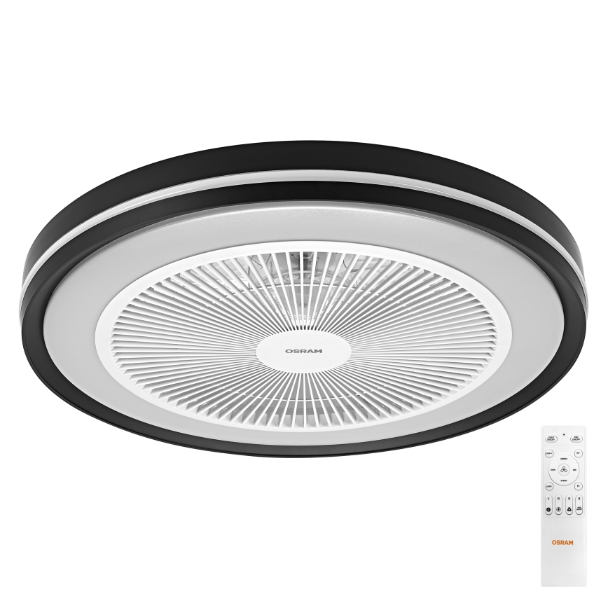 Osram - Candeeiro de teto LED dimerizável com ventilador MURLAN LED/26W/230V 3000-6500K + controlo remoto