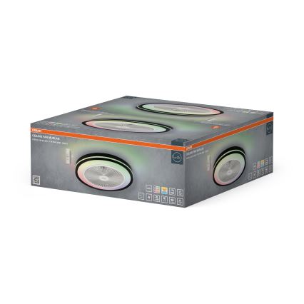 Osram - Candeeiro de teto LED dimerizável com ventilador MURLAN LED/26W/230V 3000-6500K + controlo remoto