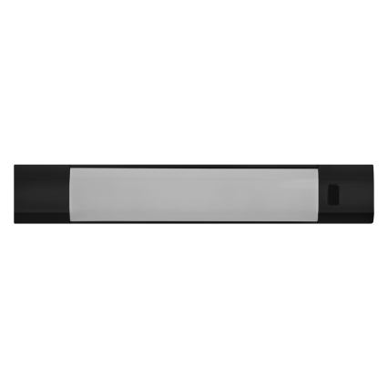 Osram - Luminária LED RGBW dimerizável para instalação sob armário com sensor de movimento LINEAR EDGE LED/4W/230V 30 cm preta + comando remoto