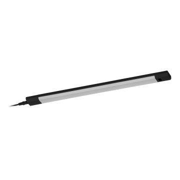 Osram - Luminária LED RGBW regulável sob armário com sensor de movimento LINEAR EDGE LED/8W/230V 50 cm preta + controlo remoto
