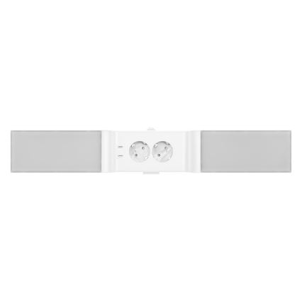 Osram - Luminária LED regulável para instalação sob o armário, com tomadas UNDERCABINET LED/10W/230V 3000K 54,8 cm branca