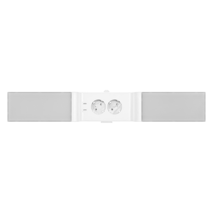Osram - Luminária LED regulável para instalação sob o armário, com tomadas UNDERCABINET LED/10W/230V 3000K 54,8 cm branca