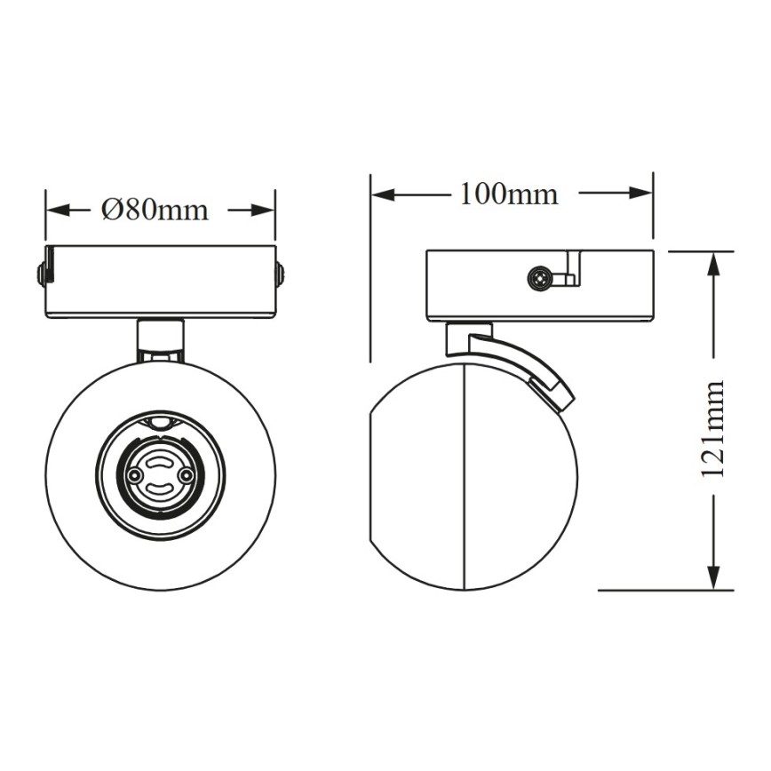 Osram - Luminária spot SPOT SPHERAL 1xGU10/6W/230V branca