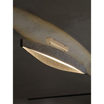 Osram - Lustre LED de teto de montagem superficial DECOR FLAT LED/23W/230V cinzento