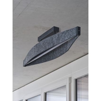 Osram - Lustre LED de teto de montagem superficial DECOR FLAT LED/23W/230V cinzento