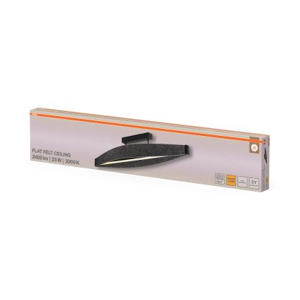Osram - Lustre LED de teto de montagem superficial DECOR FLAT LED/23W/230V cinzento