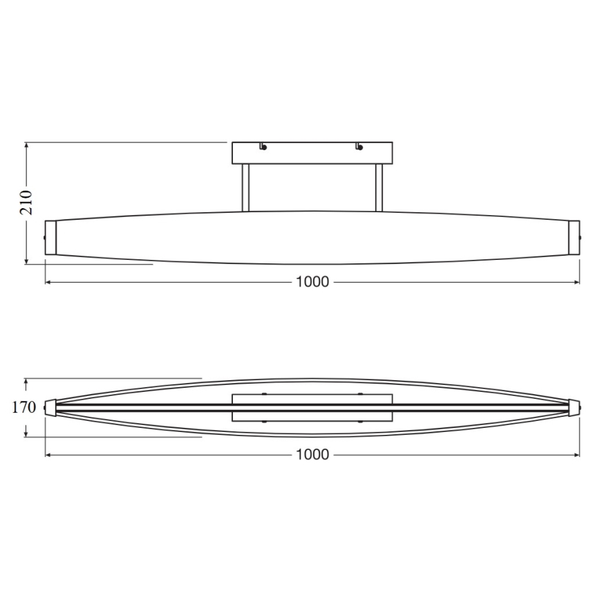 Osram - Lustre LED de teto de montagem superficial DECOR FLAT LED/23W/230V cinzento