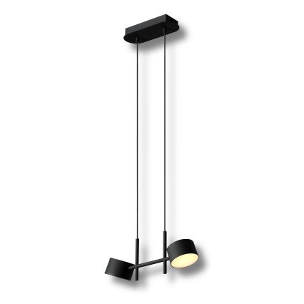 Osram - Lustre LED dimerizável suspenso por cabo DECOR KYOTO 2xLED/10W/230V CRI 90 preto