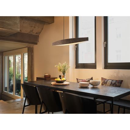 Osram - Lustre LED pendente com cabo DECOR FLAT LED/23W/230V cinzento