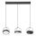 Osram - Lustre LED suspenso por cabo DECOR PUCK 3xLED/12W/230V CRI 90 preto