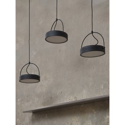 Osram - Lustre LED suspenso por cabo DECOR PUCK 3xLED/12W/230V CRI 90 preto