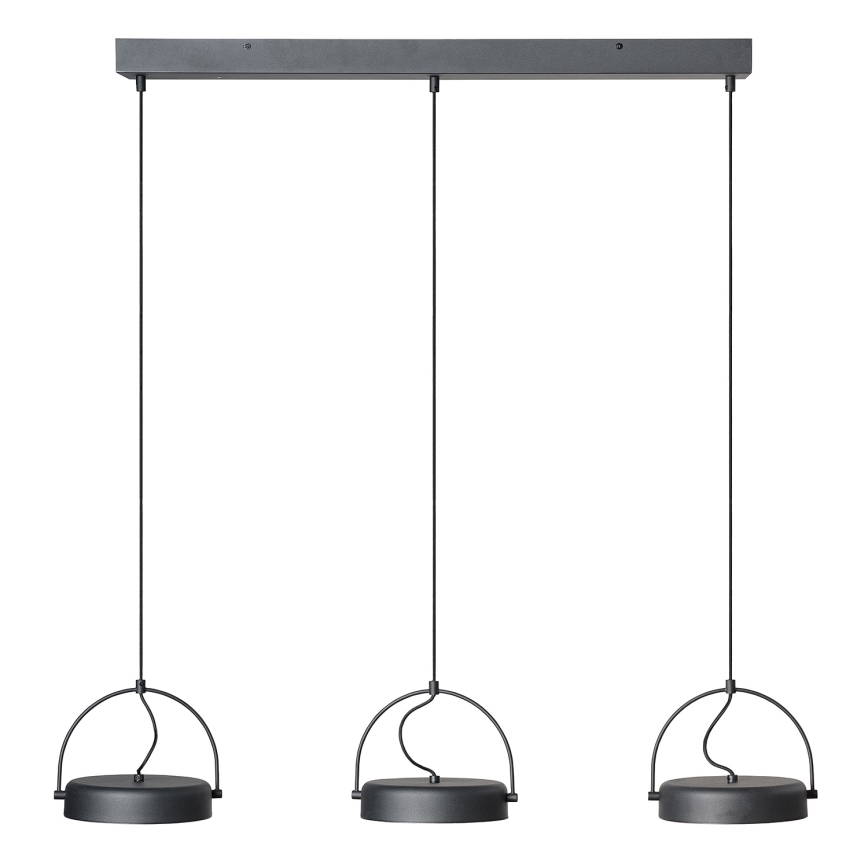 Osram - Lustre LED suspenso por cabo DECOR PUCK 3xLED/12W/230V CRI 90 preto