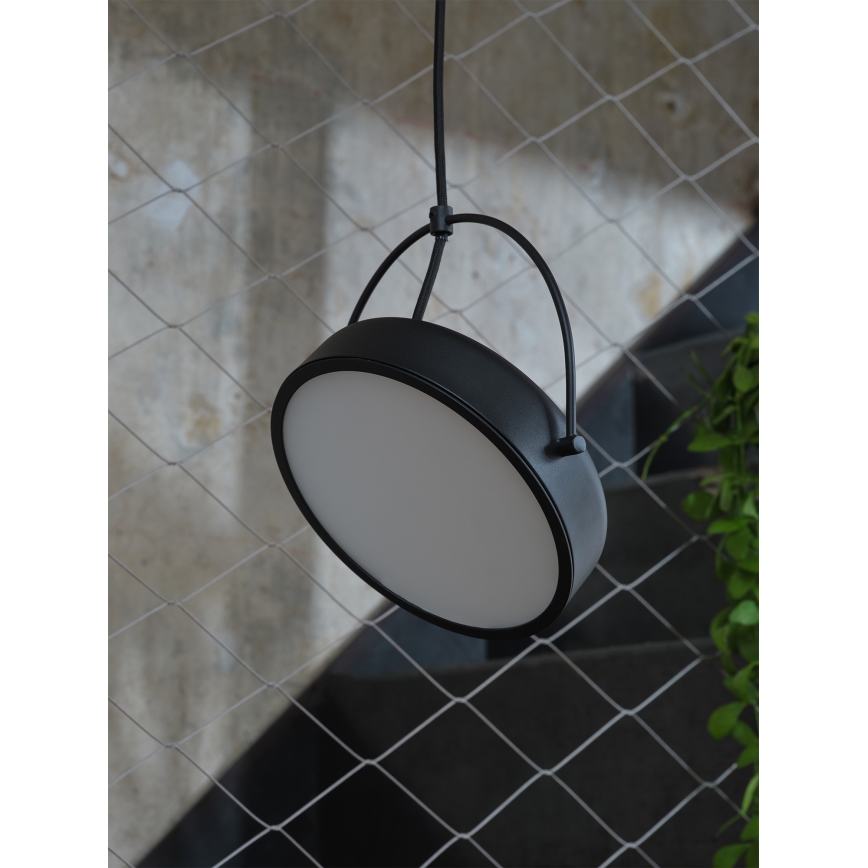 Osram - Lustre LED suspenso por cabo DECOR PUCK LED/12W/230V CRI 90 preto