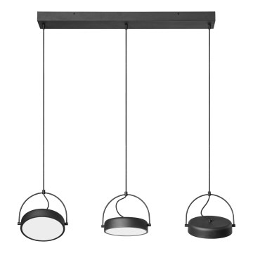 Osram - Lustre pendente em cabo DECOR PUCK 3xLED/12W/230V, preto