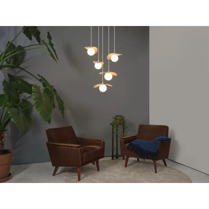 Osram - Lustre suspenso por cabo DECOR PEARL 5xG9/5W/230V bege
