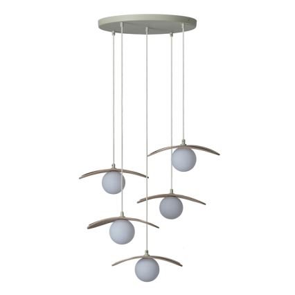 Osram - Lustre suspenso por cabo DECOR PEARL 5xG9/5W/230V bege