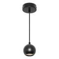 Osram - Lustre suspenso por cabo SPOT SPHERAL 1xGU10/6W/230V preto
