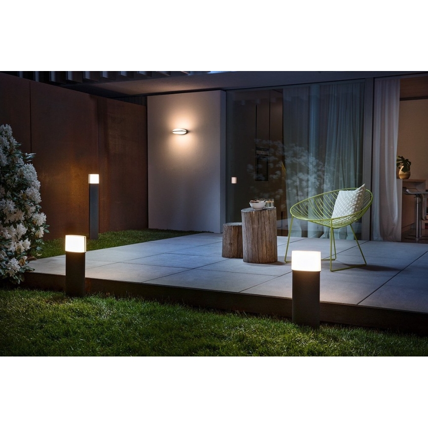 Osram - Luz de parede LED de exterior ENDURA LED/13W/230V preto antigo IP44